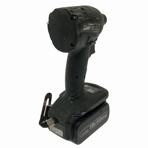 ☆中古品☆Panasonic パナソニック 14.4V/18V 充電インパクトドライバー EZ75A7 バッテリー(18V 5.0Ah)付き 電動工具 - 3