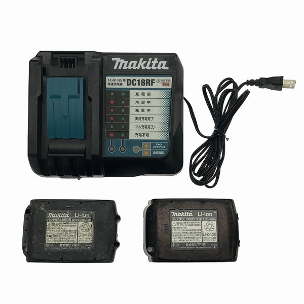 ☆中古品☆makita マキタ 18V 充電式インパクトドライバー TD172D 黒 バッテリ2個(18V6.0Ah) 充電器 ケース付 コードレス - 10