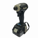 ☆中古品☆makita マキタ 18V 充電式インパクトドライバー TD172D 黒 バッテリ2個(18V6.0Ah) 充電器 ケース付 コードレス - 3