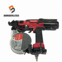☆中古品☆makita マキタ 41mm 高圧 エアビス打ち機 AR411HR 赤 エアビス打機 ねじ打機 ねじ打ち機 ターボドライバー - 1