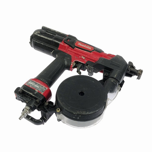☆中古品☆makita マキタ 41mm 高圧 エアビス打ち機 AR411HR 赤 エアビス打機 ねじ打機 ねじ打ち機 ターボドライバー - 4