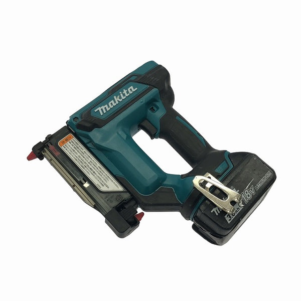 ☆中古品☆makita マキタ 18V 35mm 充電式ピンタッカー PT353D バッテリ1個(18V3.0Ah) 充電器 ケース付 ピンネイラ ピン釘打機 - 3