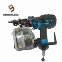☆中古品☆makita マキタ 65mm 高圧 エア釘打機 AN636H 青 エア釘打ち機 ロール釘打機 ロール釘打ち機 コイルネイラ - 1