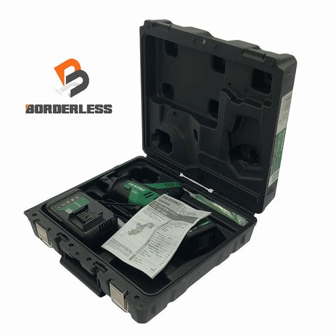 ☆未使用品☆HiKOKI ハイコーキ 10.8V コードレスセーバソー CR12DA(LS) バッテリ1個(4.0Ah) 充電器 ケース 充電式レシプロソー
