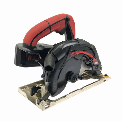 ☆中古品☆MAX マックス 18V 165mm 防じん兼用 充電式丸のこ PJ-CS61CDP バッテリ1個(5.0Ah) 充電器付 コードレス丸のこ マルノコ - 0