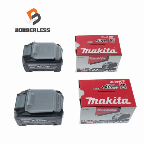 ☆未使用2個セット☆makita マキタ 40Vmax 4.0Ah 純正 リチウムイオンバッテリー BL4040F 高出力タイプ リチウムイオン電池 蓄電池