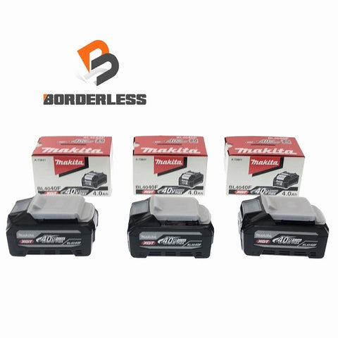 ☆未使用3個セット☆makita マキタ 40Vmax 4.0Ah 純正 リチウムイオンバッテリー BL4040F 高出力タイプ リチュウムイオン電池