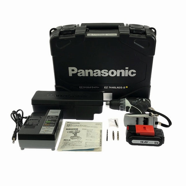☆美品☆Panasonic パナソニック 14.4V 充電ドリルドライバー EZ7440 バッテリ1個(3Ah) 充電器 ケース付 充電式ドライバドリル - 4