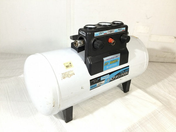 ☆中古品☆EARTHMAN アースマン 25L スペアタンク ATK-120 2個口 常圧エアタンク エアサブタンク 補助タンク エアツール 高儀 - 4
