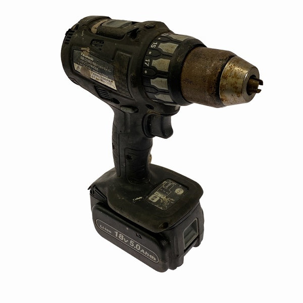☆中古品☆Panasonic パナソニック Dual 14.4V/18V 充電ドリルドライバー EZ74A2LJ2G-B バッテリー2個(18V 5.0Ah) 充電器 ケース付 - 5