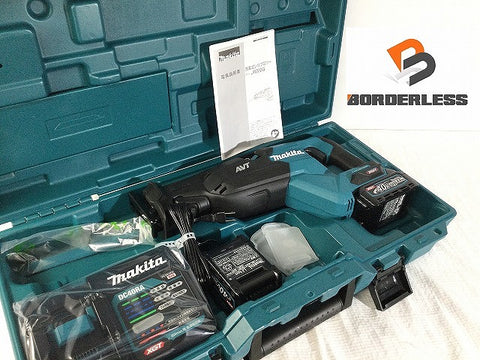☆未使用品☆ makita マキタ 40Vmax 充電式レシプロソー JR002GRDX 青/ブルー バッテリー2個(40Vmax 2.5Ah)充電器+ケース - 0
