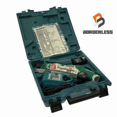 ☆中古品☆makita マキタ 10.8V 充電式レシプロソー JR101DWG バッテリー2個(10.8V 1.3Ah)充電器 ケース付 セーバーソー - 0
