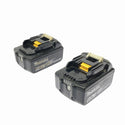 ☆中古品2点セット☆makita マキタ 18V 6.0Ah 純正リチウムイオンバッテリー BL1860B 急速充電対応 残量表示付 雪マーク - 3