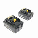 ☆中古品2点セット☆makita マキタ 18V 6.0Ah 純正リチウムイオンバッテリー BL1860B 急速充電対応 残量表示付 雪マーク - 5