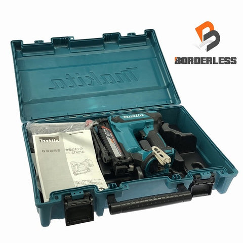 ☆比較的綺麗☆ makita マキタ 18V 充電式タッカ ST421DZK 本体＋ケース付き ※コメント必読 - 0