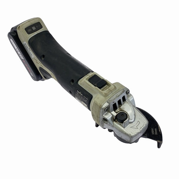 ☆中古品☆Panasonic パナソニック 14.4V/18V 充電式ディスクグラインダー100 EZ46A1 バッテリ2個(14.4V 4.2Ah) 切断砥石4枚付 - 5