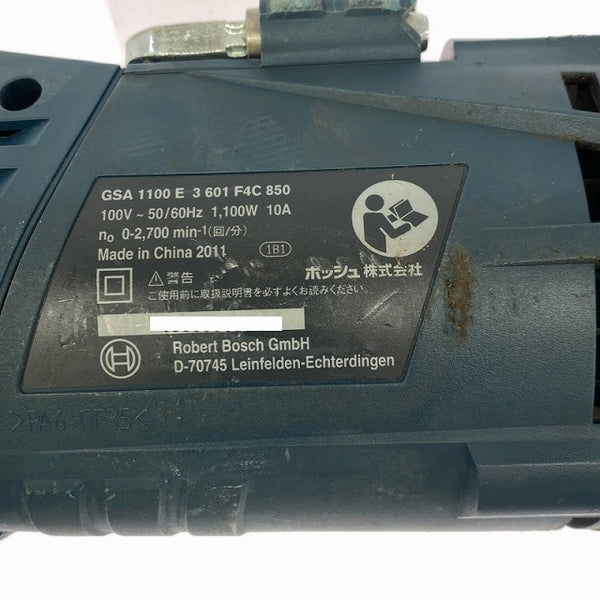 ☆中古品☆BOSCH ボッシュ 100V セーバーソー GSA1100E ケース付 コード式 - 9