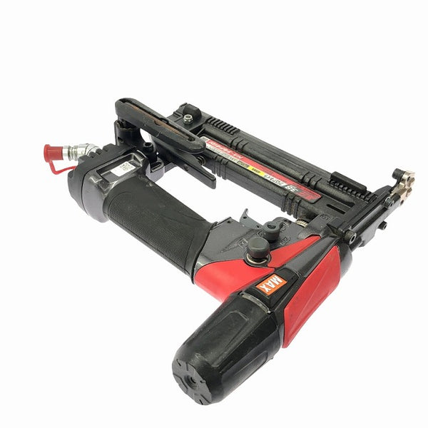 ☆比較的綺麗☆MAX マックス 38mm 高圧 ステープル用エアネイラ HA-38F4(D) 本体のみ エアタッカー エアーツール - 3