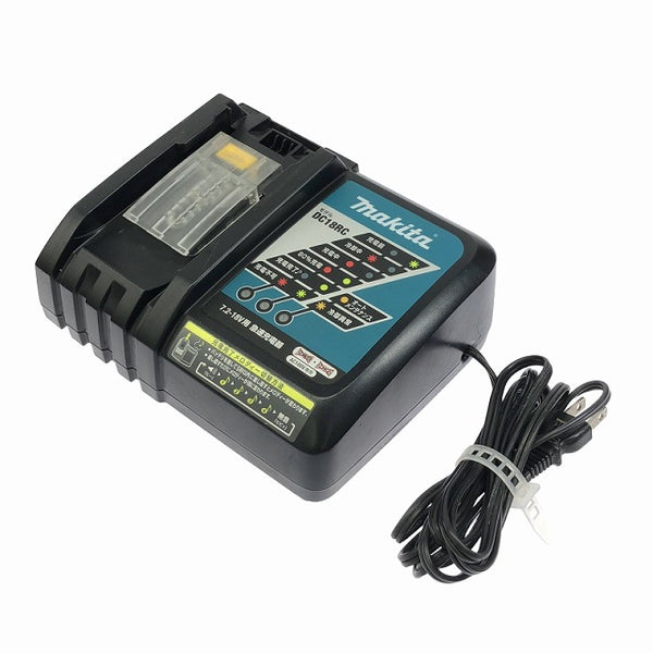 ☆中古品 3点セット☆makita マキタ 18V 6.0Ah 純正リチウムイオンバッテリー BL1860B×2台 急速充電器 DC18RC - 5
