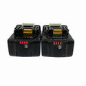 ☆中古品 3点セット☆makita マキタ 18V 6.0Ah 純正リチウムイオンバッテリー BL1860B×2台 急速充電器 DC18RC - 9