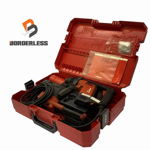 ☆比較的綺麗です☆HILTI ヒルティ 100V ロータリーハンマドリル TE5 集塵システム TE5-DRS ケース付き 穴あけ 穿孔