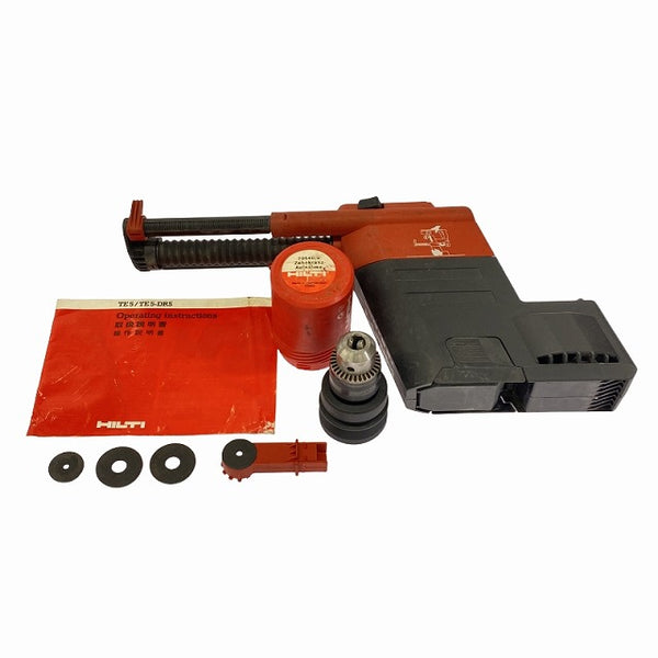 ☆比較的綺麗です☆HILTI ヒルティ 100V ロータリーハンマドリル TE5 集塵システム TE5-DRS ケース付き 穴あけ 穿孔 - 10