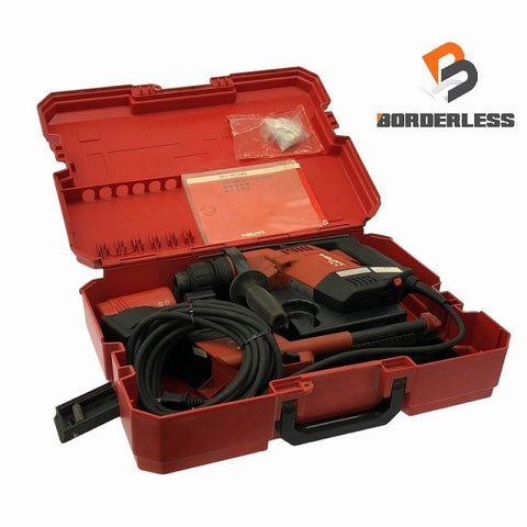 ☆比較的綺麗です☆HILTI ヒルティ 100V ロータリーハンマドリル TE5 集塵システム TE5-DRS ケース付き 穴あけ 穿孔 - 0