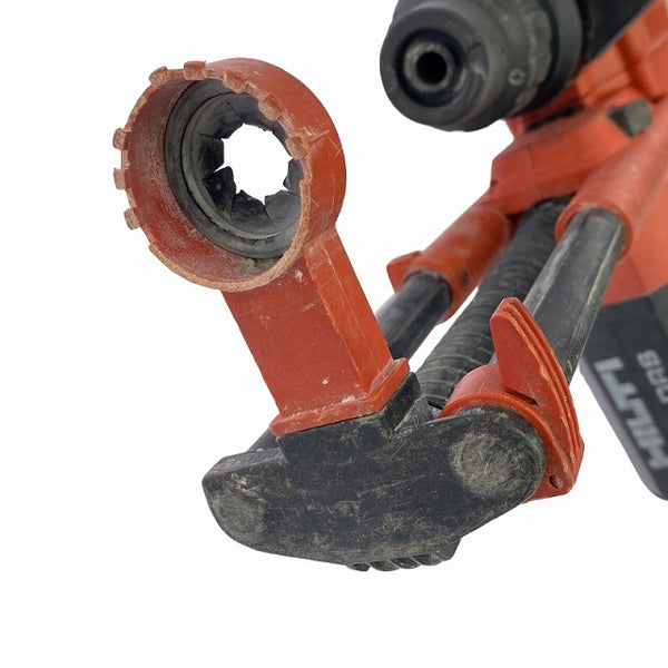 ☆中古品☆HILTI ヒルティ 24V 充電式ハンマードリル TE5A 集塵システム TE5-DRS バッテリー1個 充電器 ケース付 - 6