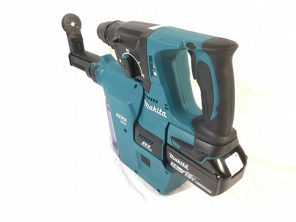 ☆未使用品☆makita マキタ 18V 充電式ハンマドリル HR244DRGXV 集じんシステム(DX01) バッテリー2個(18V 6.0Ah) 充電器付 ケース - 7