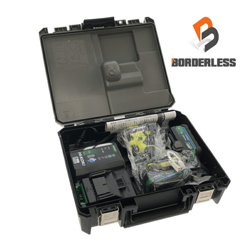 ☆未使用品☆HiKOKI ハイコーキ 36V コードレスインパクトドライバー WH36DD(2XHYSZ) 黄色/スパイダーイエロー フルセット 充電式 - 0