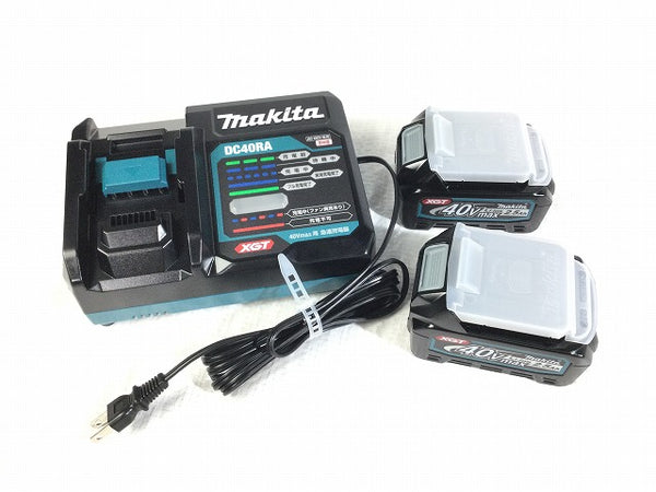 ☆未使用品☆ makita マキタ 40Vmax 充電式インパクトレンチ TW007GRDX バッテリ2個(40V 2.5Ah) 充電器 ケース付き - 10