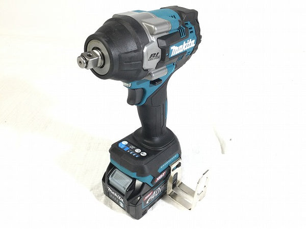 ☆未使用品☆ makita マキタ 40Vmax 充電式インパクトレンチ TW007GRDX バッテリ2個(40V 2.5Ah) 充電器 ケース付き - 7