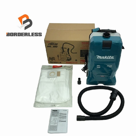☆未使用品☆ makita マキタ 40VMAX 充電式背負集じん機 VC012GZ 本体のみ 粉じん専用 集塵6L 掃除機 クリーナー 集塵機