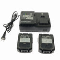 ☆中古品2点セット☆HITACHI 日立工機 14.4V コードレスインパクトレンチ WR14DBDL2/DBAL2 バッテリ2個(14.4V 6.0Ah) 充電器付き - 10