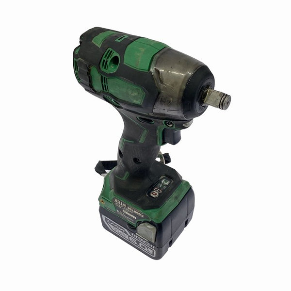 ☆中古品2点セット☆HITACHI 日立工機 14.4V コードレスインパクトレンチ WR14DBDL2/DBAL2 バッテリ2個(14.4V 6.0Ah) 充電器付き - 4