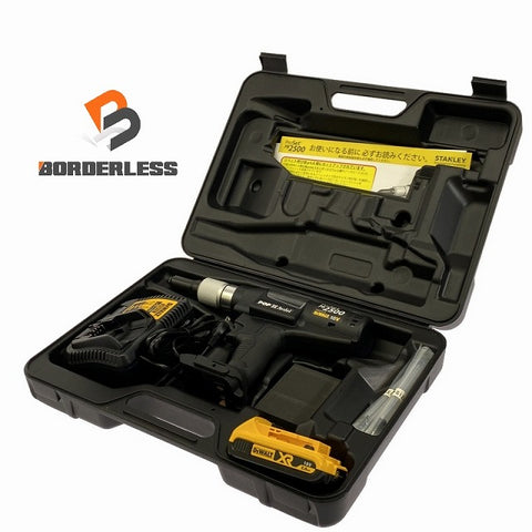 ☆未使用☆POP Avdel 18V 充電式 コードレスリベットツール PB2500-JP バッテリー1個 充電器 スタンレー デウォルト リベッター