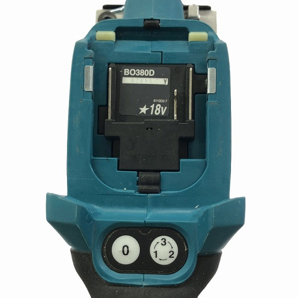 ☆中古品☆makita マキタ 18V 充電式仕上サンダー BO380D 本体のみ コードレス 仕上げサンダー オービタルサンダー 研磨機 - 8