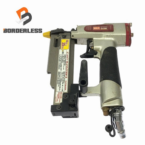 ☆中古品☆MAX マックス 常圧 35mm ピンネイラ TA-235/P35F3 ケース付 ピンタッカー ピン釘打機 ピン釘打ち機 エア工具