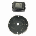 ☆中古品☆ makita マキタ 18V 165mm 充電式丸のこ HS610D 青/ブルー 本体+バッテリー1個(6.0Ah)+刃 マルノコ/丸鋸/丸ノコ - 10