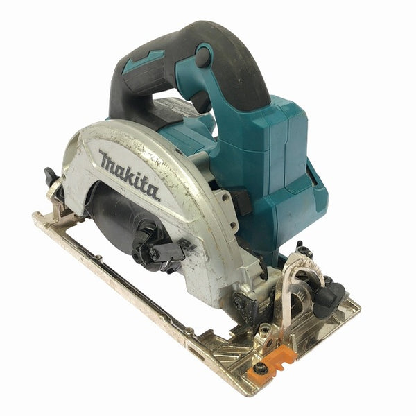 ☆中古品☆ makita マキタ 18V 165mm 充電式丸のこ HS610D 青/ブルー 本体+バッテリー1個(6.0Ah)+刃 マルノコ/丸鋸/丸ノコ - 5
