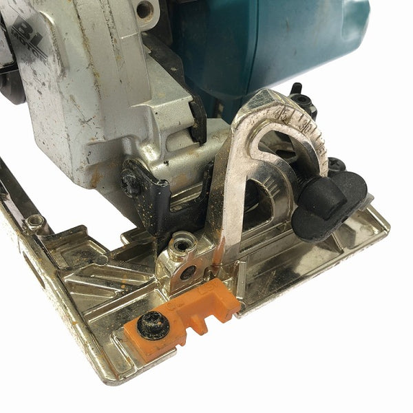 ☆中古品☆ makita マキタ 18V 165mm 充電式丸のこ HS610D 青/ブルー 本体+バッテリー1個(6.0Ah)+刃 マルノコ/丸鋸/丸ノコ - 6