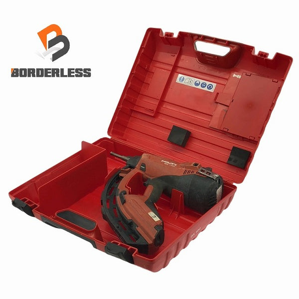 ☆中古品☆HILTI ヒルティ ガス式鋲打ち機 GX120 ケース付 ガスネイラ ガス式鋲打機 ガス式ピン打ち機 ピン打機 ピン釘打機 ガス銃 - 1