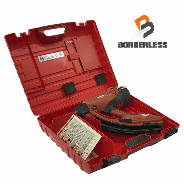 ☆中古品☆HILTI ヒルティ ガス式鋲打ち機 GX120 ケース付 ガスネイラ ガス式鋲打機 ガス式ピン打ち機 ピン打機 ピン釘打機 ガス銃 - 2