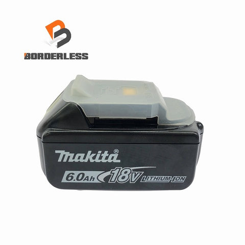 ☆極美品 充電回数1回☆makita マキタ 18V 6.0Ah 純正 リチウムイオンバッテリー BL1860B 残量表示付 リチウムイオン電池