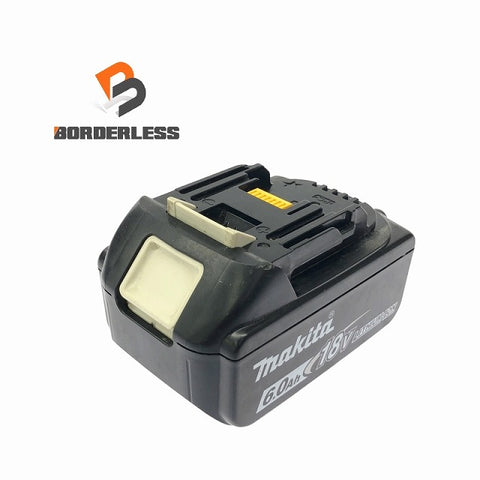☆中古品 充電回数293回☆makita マキタ 18V 6.0Ah 純正 リチウムイオンバッテリー BL1860B 残量表示付 リチウムイオン電池