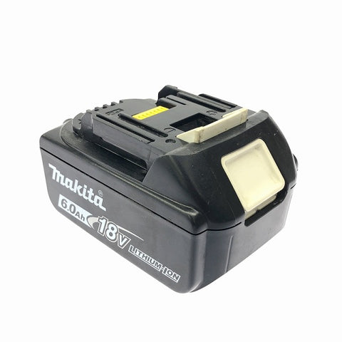 ☆中古品 充電回数293回☆makita マキタ 18V 6.0Ah 純正 リチウムイオンバッテリー BL1860B 残量表示付 リチウムイオン電池 - 0