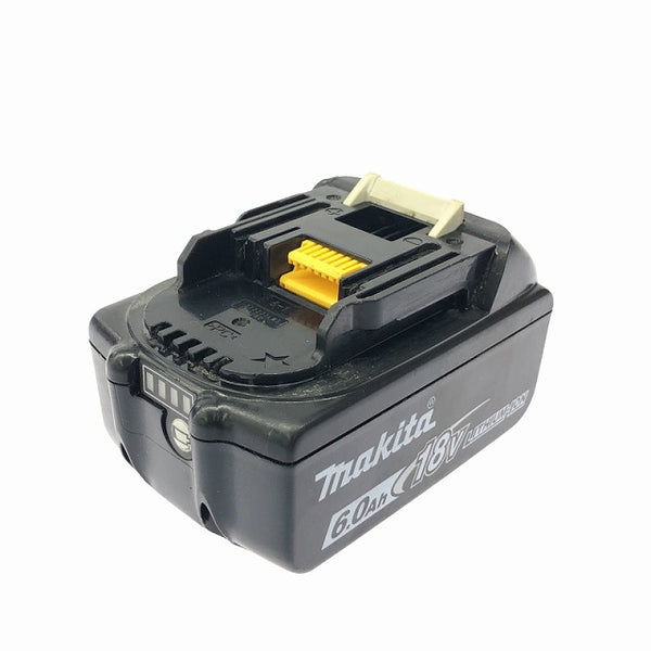 ☆中古品 充電回数293回☆makita マキタ 18V 6.0Ah 純正 リチウムイオンバッテリー BL1860B 残量表示付 リチウムイオン電池 - 4