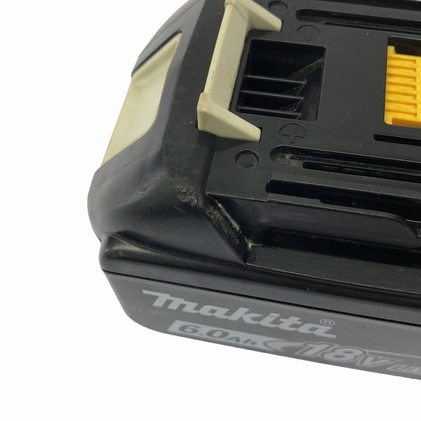 ☆中古品 充電回数293回☆makita マキタ 18V 6.0Ah 純正 リチウムイオンバッテリー BL1860B 残量表示付 リチウムイオン電池 - 9