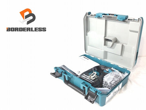 ☆未使用品☆makita マキタ 18V 充電式ドライバドリル DF487DRGX 青 バッテリ2個(18V6.0Ah) 充電器 ケース付 ドリルドライバー