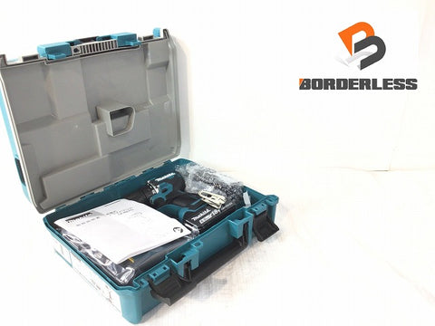 ☆未使用品☆makita マキタ 18V 充電式ドライバドリル DF487DRGX 青 バッテリ2個(18V6.0Ah) 充電器 ケース付 ドリルドライバー - 0